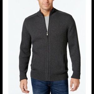Men’s Alfani Full Zip Sweater
